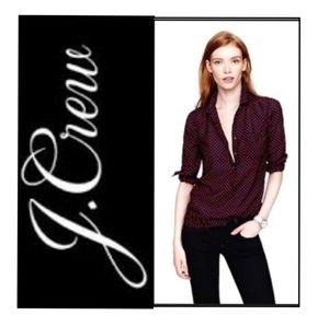 🔥$7 SALE🔥J. CREW Polka Dot Blouse